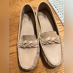 Sperry moccasin tan